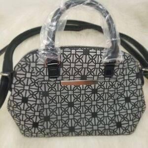 NWOT Black Gray Boutique Crossbody Bag.